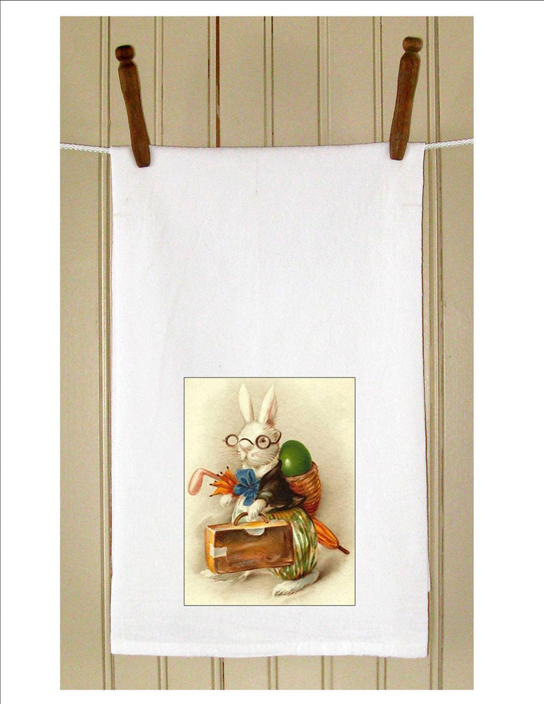 Bunny with Basket Backpack - Golden Hill Studio