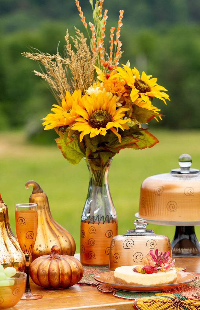 Tuscan Sunset Carafe - Golden Hill Studio