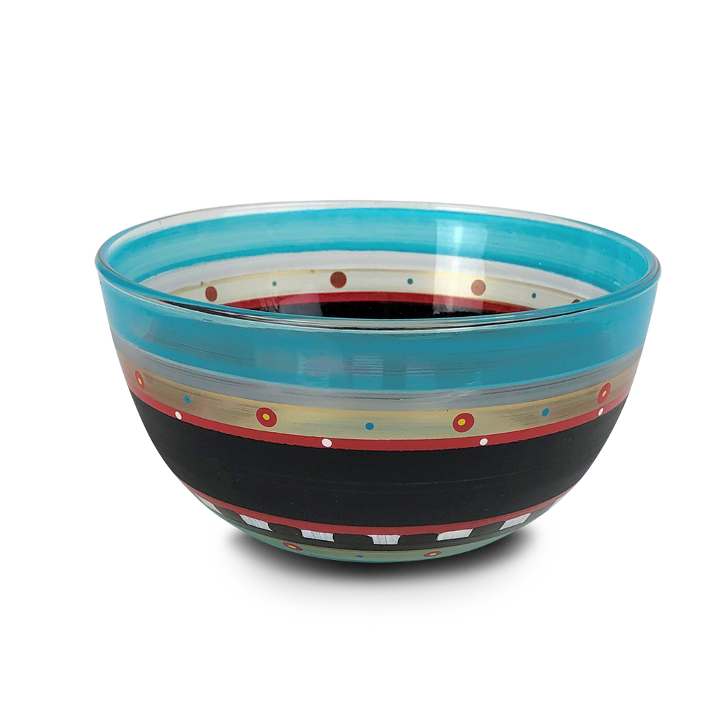 Moroccan Mosaic Chalk 6" Bowl - Golden Hill Studio