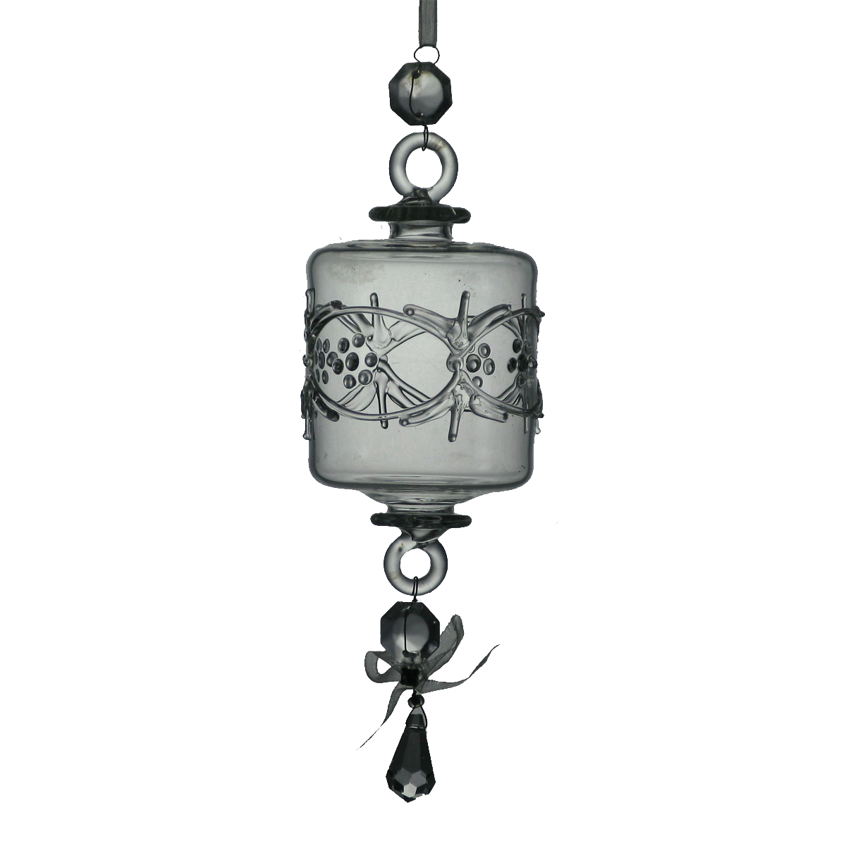 Barrel Glass Ornament - Golden Hill Studio