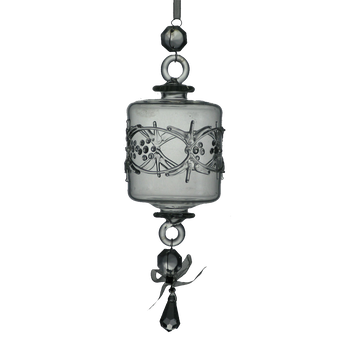 Barrel Glass Ornament - Golden Hill Studio