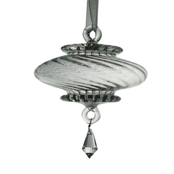 Twisted Globe Glass Ornament - Golden Hill Studio