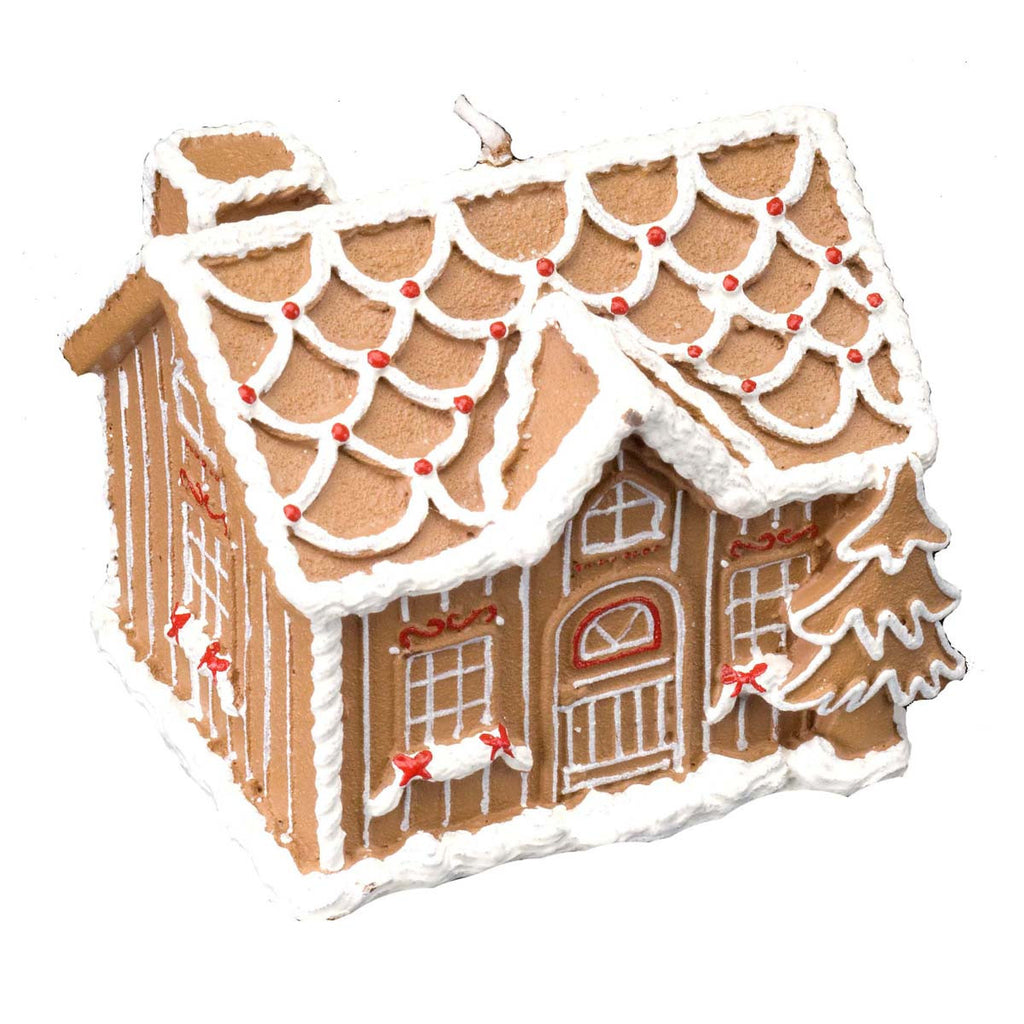 Gingerbread: House Candle Large - Golden Hill Studio