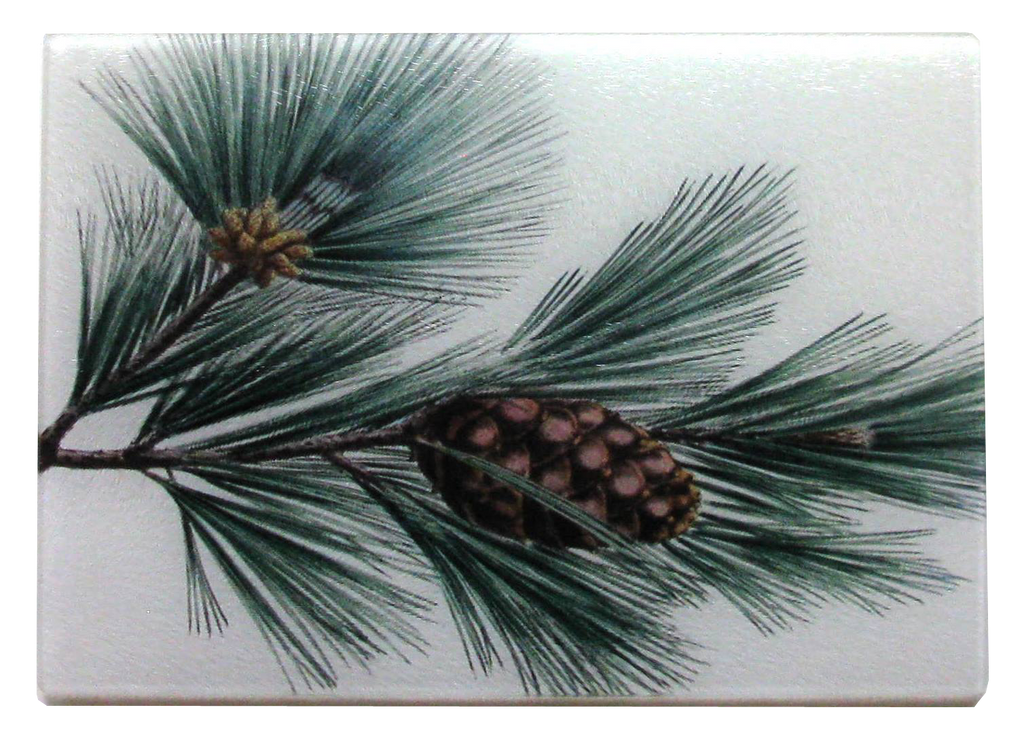 Pine Bough Cheese Tray/Cutting Board - Golden Hill Studio