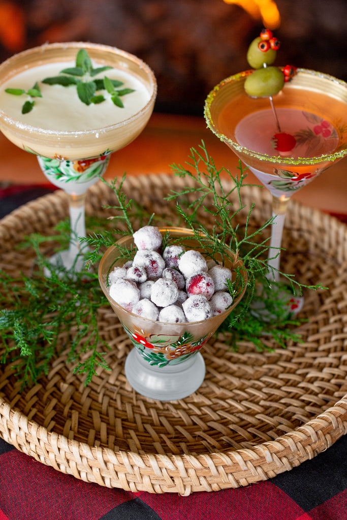 Black Forest Pine Margarita S/2 - Golden Hill Studio