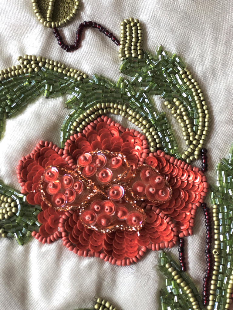 Oriental Poppy Runner - Golden Hill Studio