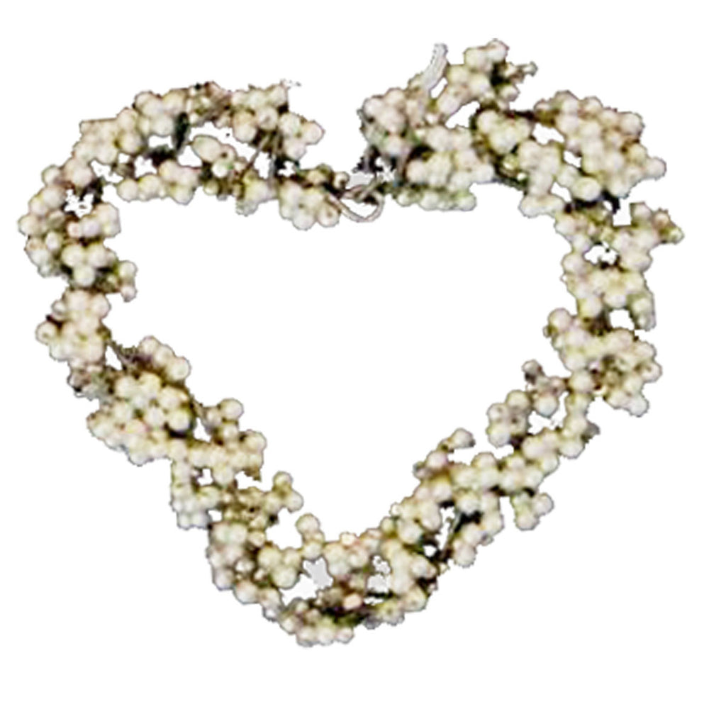 Sm Beaded Heart Set of 2 - Golden Hill Studio