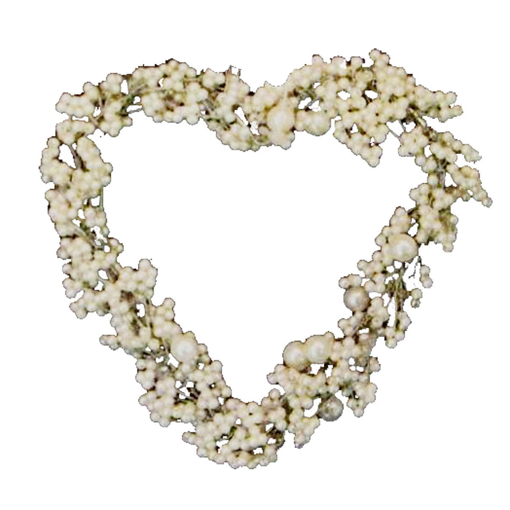 Med Beaded Heart Set of 2 - Golden Hill Studio