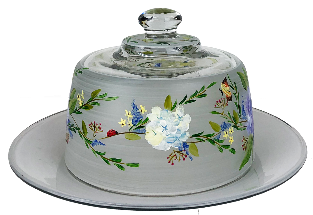 Springtime in Paris Cheese Dome - Golden Hill Studio