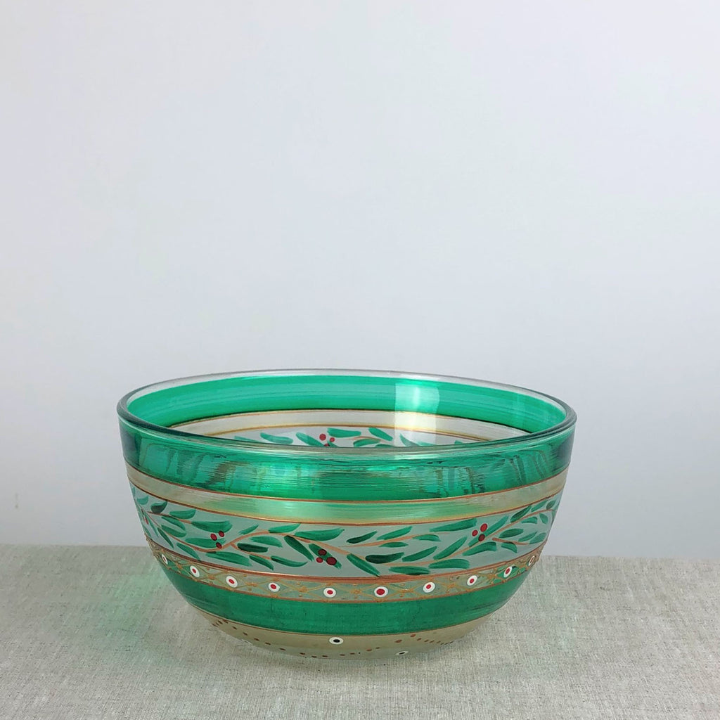 Moroccan Mosaic Forest 6" Bowl - Golden Hill Studio