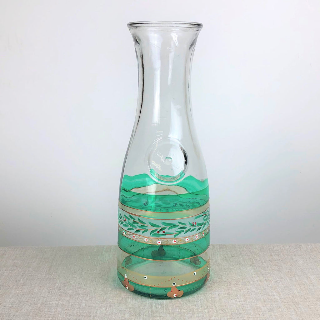 Moroccan Mosaic Forest Carafe - Golden Hill Studio