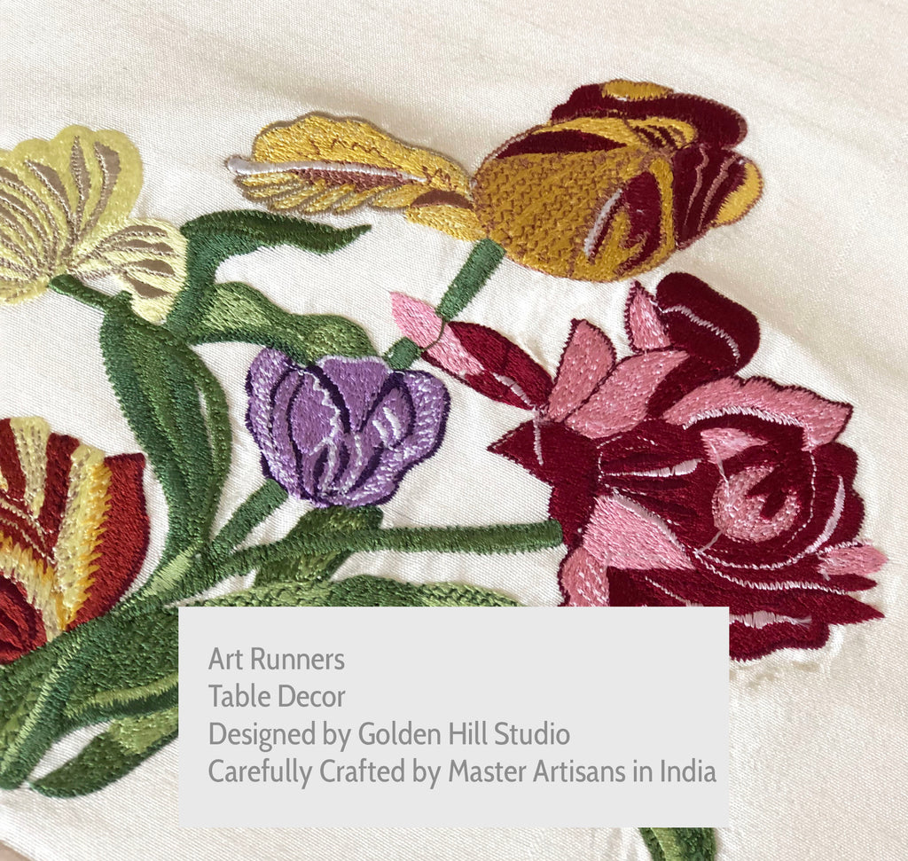 Tulip Bouquet Runner - Golden Hill Studio
