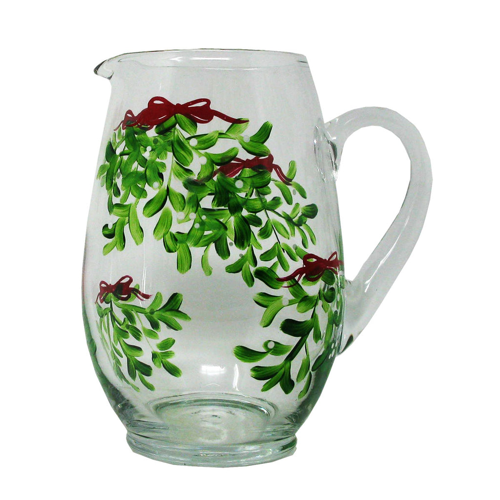 Mistletoe Love Pitcher - Golden Hill Studio