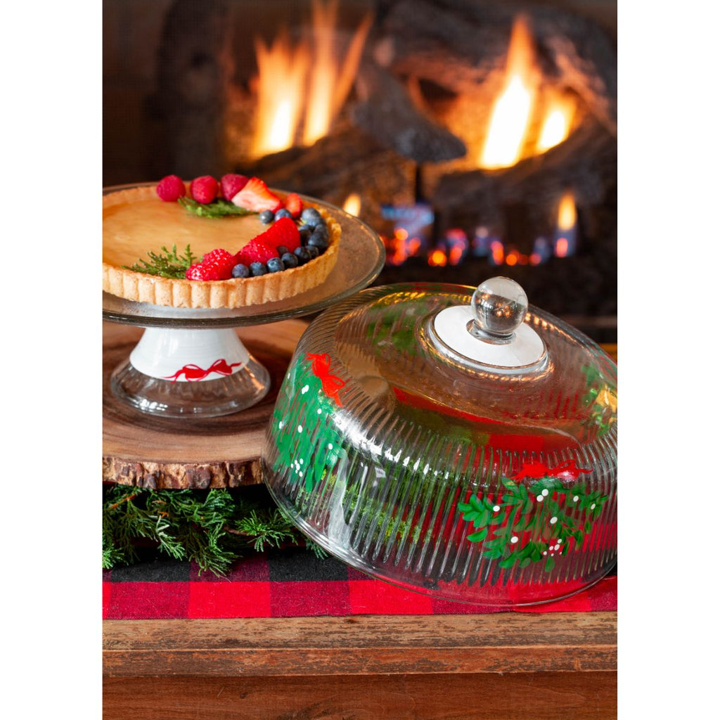 Mistletoe Love Cake Dome - Golden Hill Studio