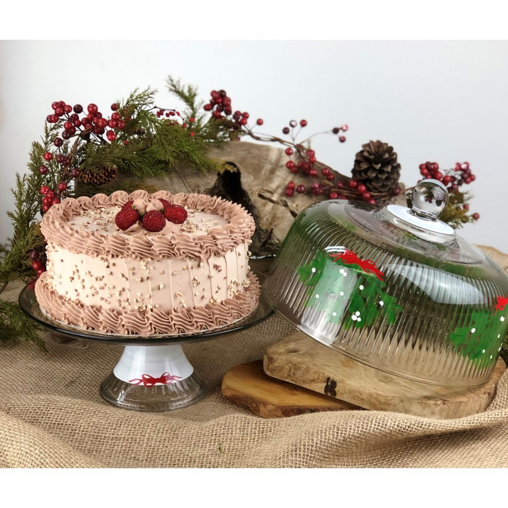 Mistletoe Love Cake Dome - Golden Hill Studio