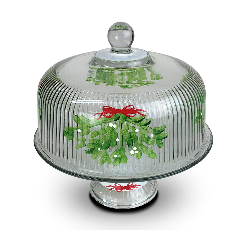 Mistletoe Love Cake Dome - Golden Hill Studio