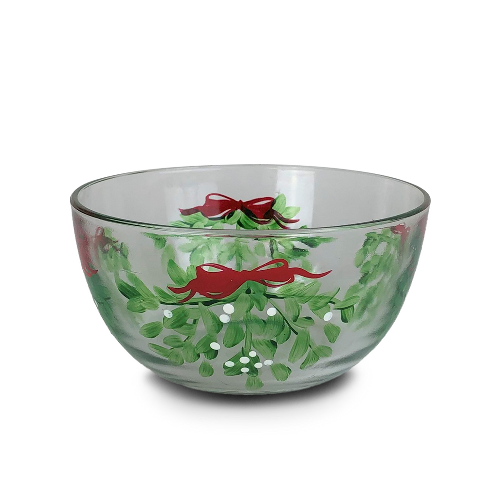 Mistletoe Love 6" Bowl - Golden Hill Studio