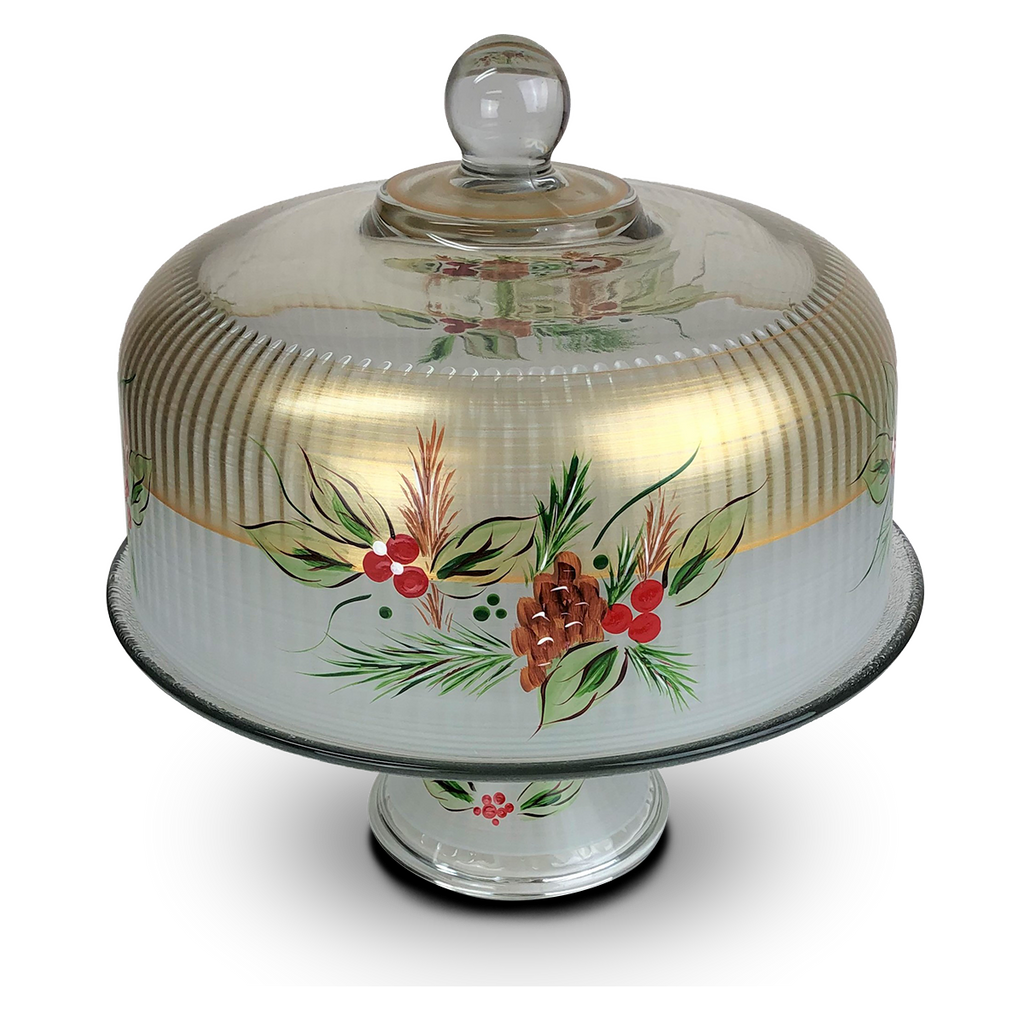 Black Forest Pine Cake Dome - Golden Hill Studio