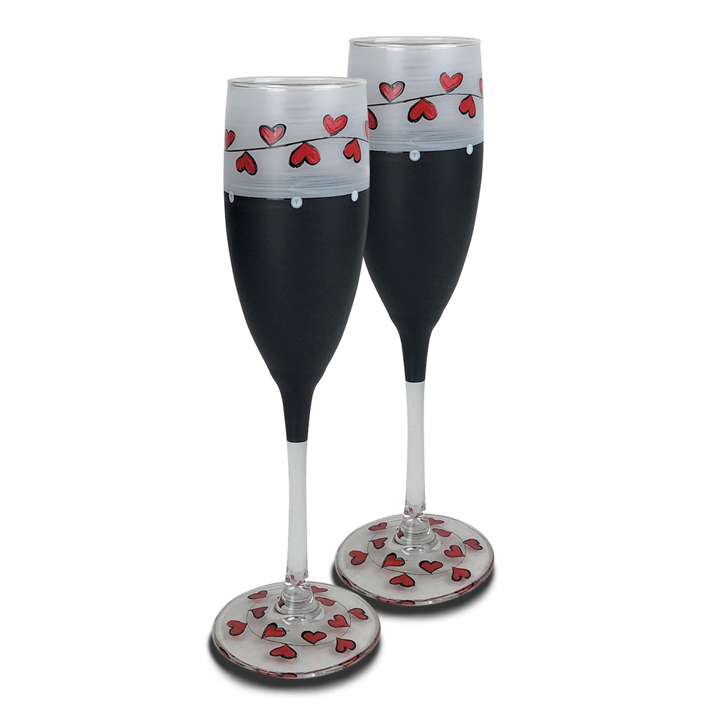 Parisian L'Amour Champagne S/2 - Golden Hill Studio