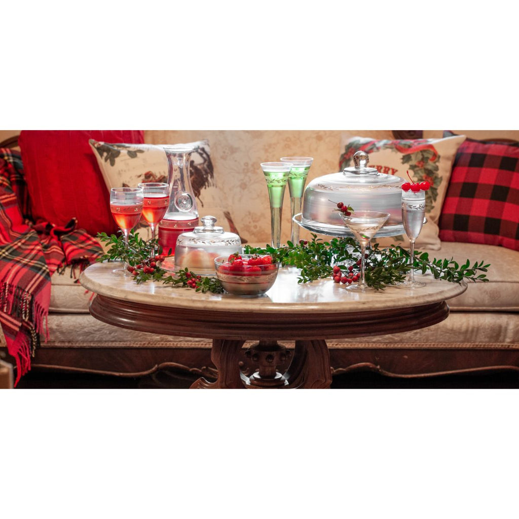 Swiss Twilight Martini   Set of 2 - Golden Hill Studio