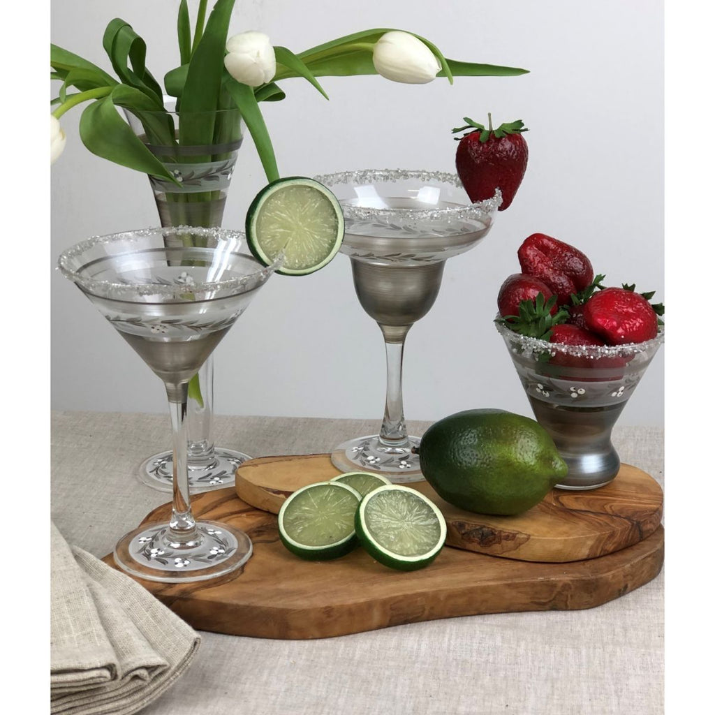 Swiss Twilight Margarita   Set of 2 - Golden Hill Studio