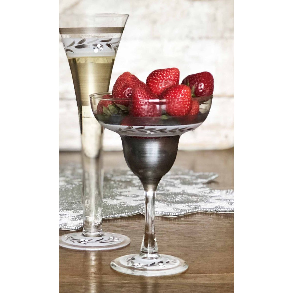 Swiss Twilight Margarita   Set of 2 - Golden Hill Studio