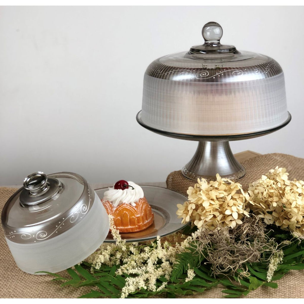 Heirloom Swirl Cake Dome - Golden Hill Studio