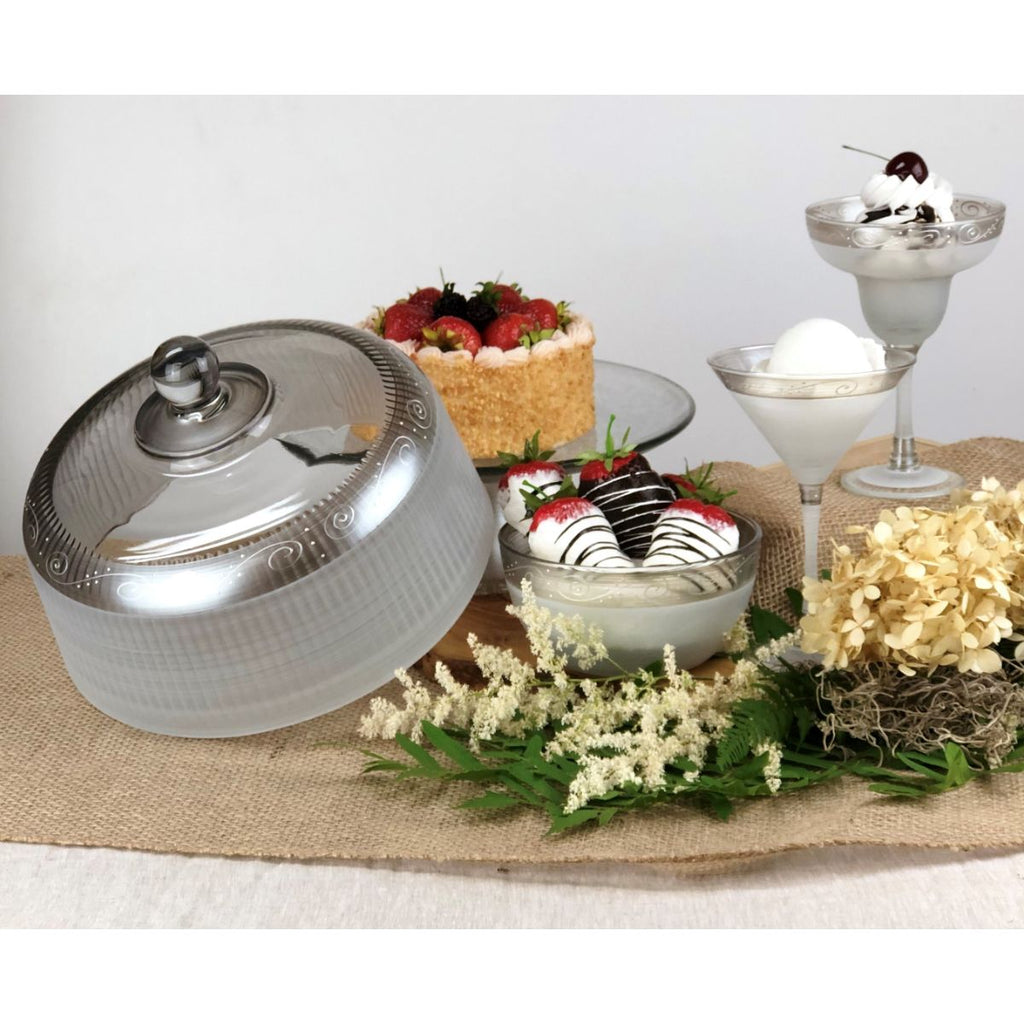 Heirloom Swirl Cake Dome - Golden Hill Studio