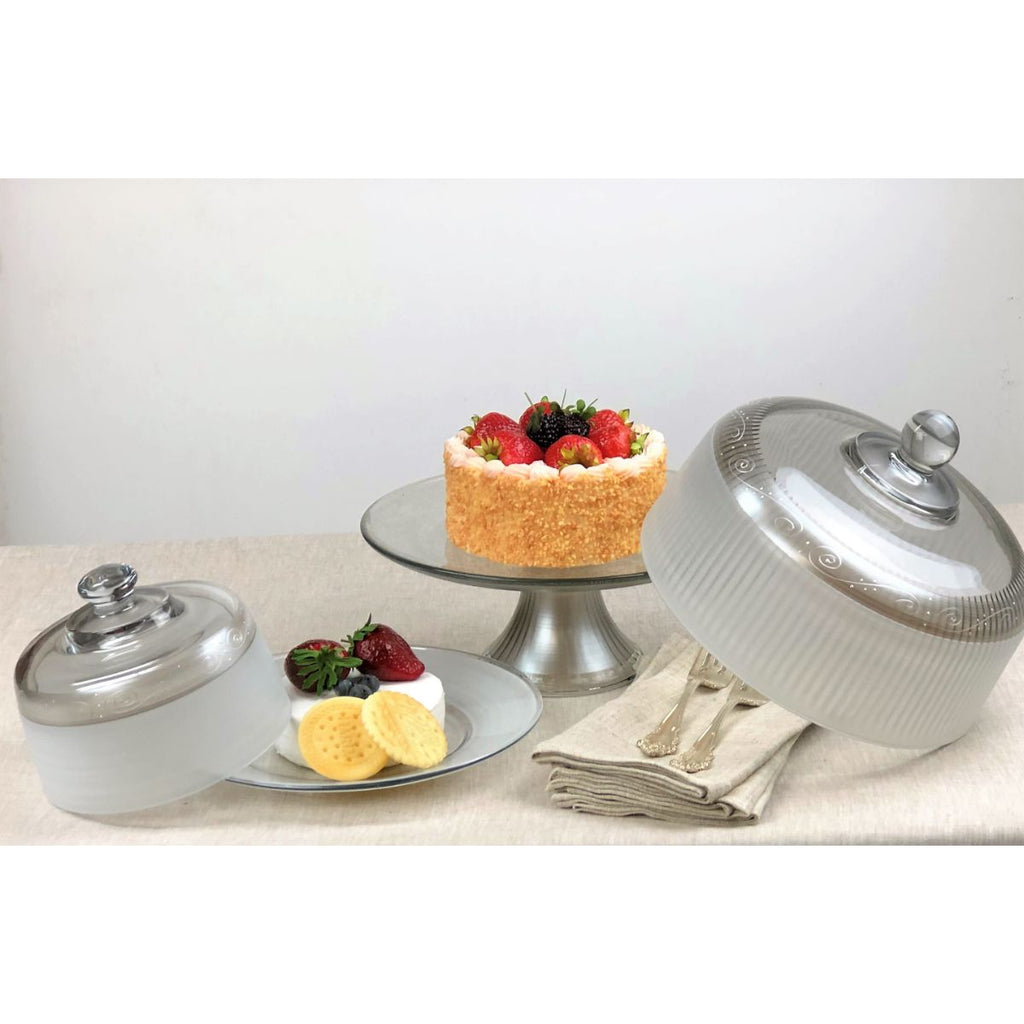 Heirloom Swirl Cake Dome - Golden Hill Studio