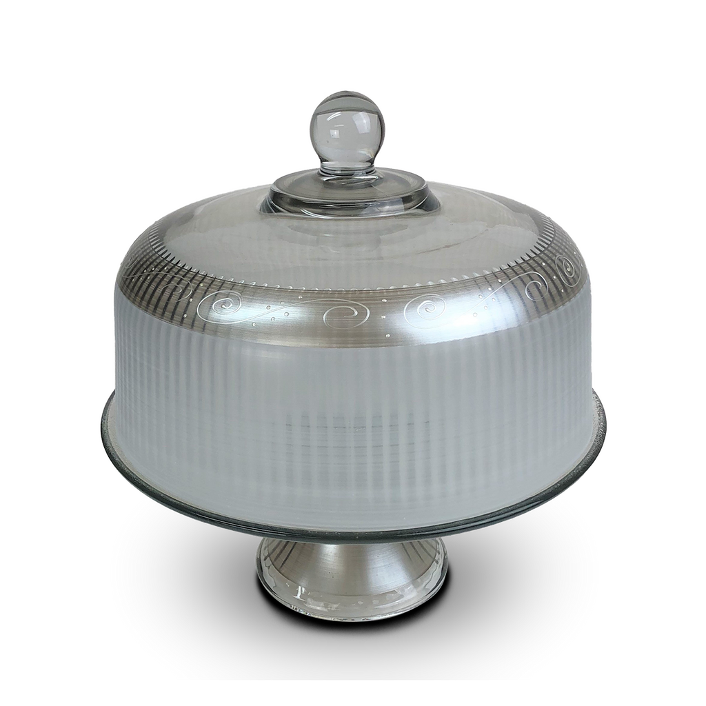 Heirloom Swirl Cake Dome - Golden Hill Studio