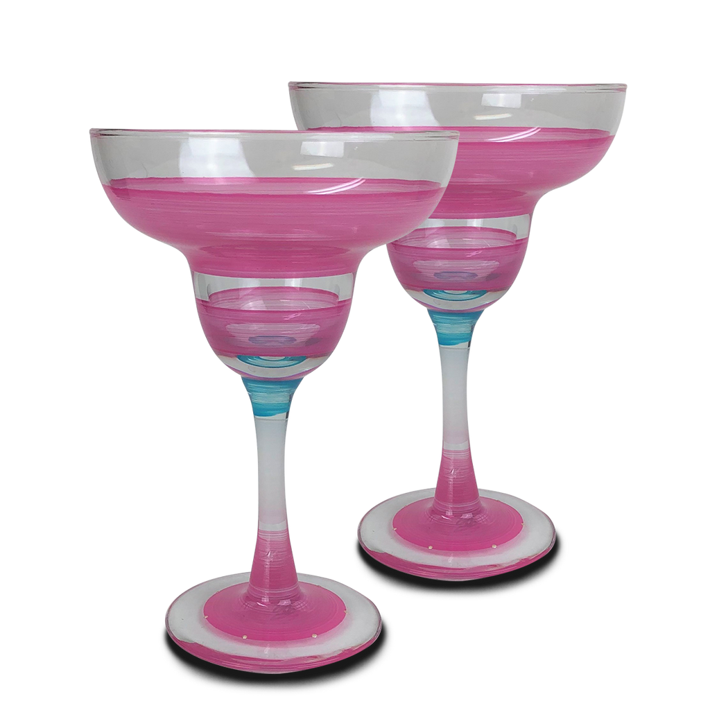 Cape Cod Cottage Stripe Pink Margarita - Golden Hill Studio