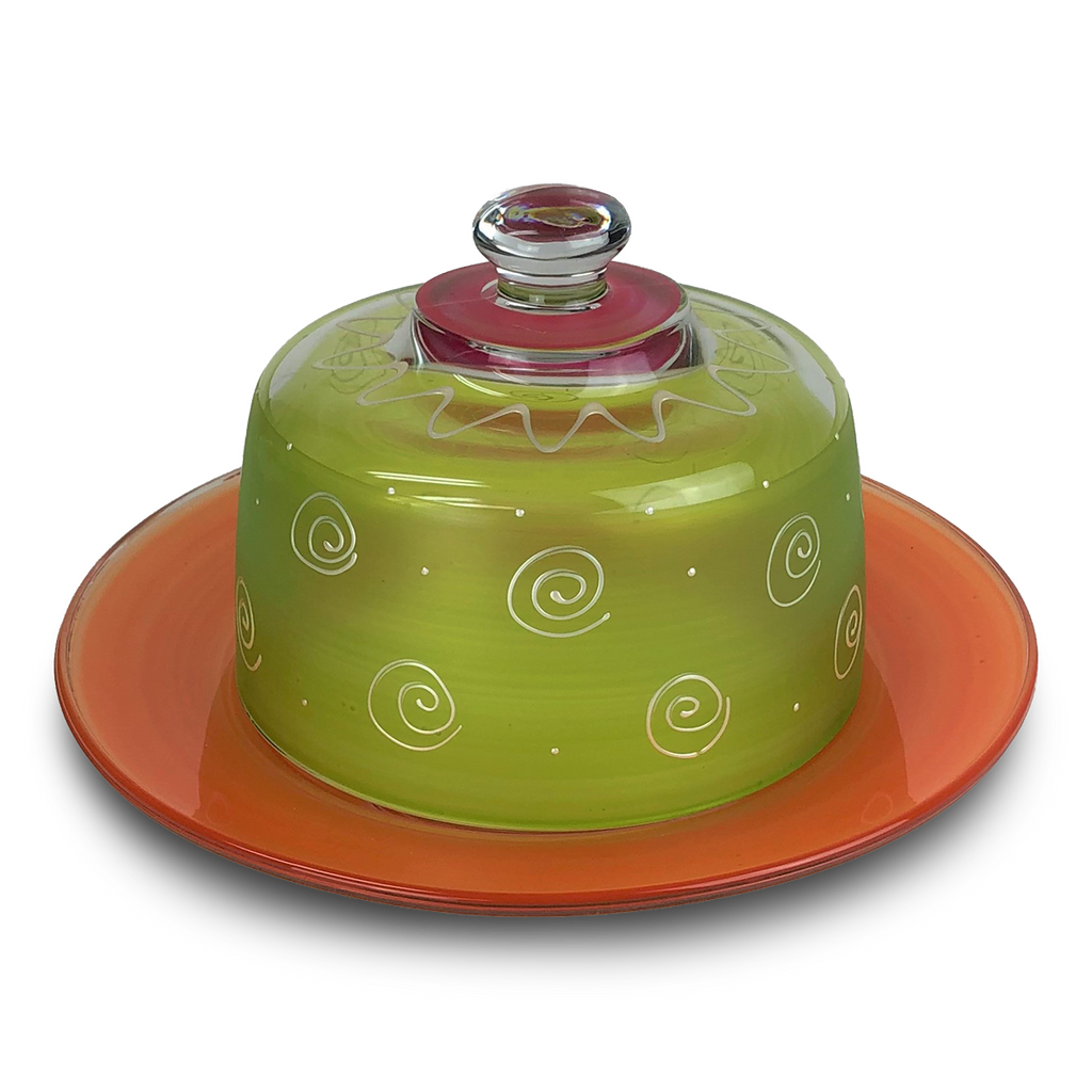 Peruvian Splendor Lt Green Cheese Dome - Golden Hill Studio
