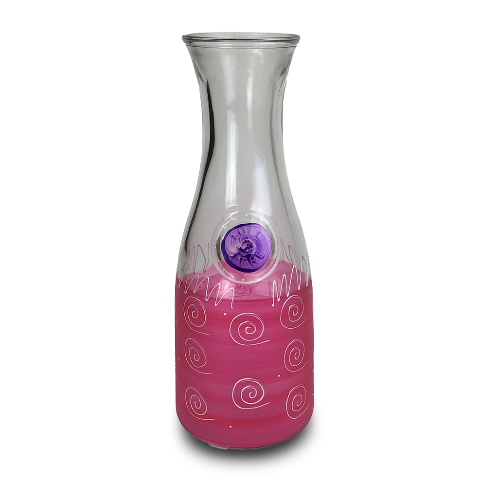 Peruvian Splendor Pink Carafe - Golden Hill Studio