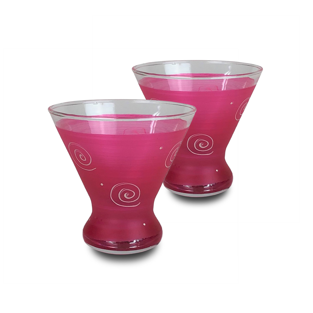 Peruvian Splendor Pink Cosmopolitan   Set of 2 - Golden Hill Studio