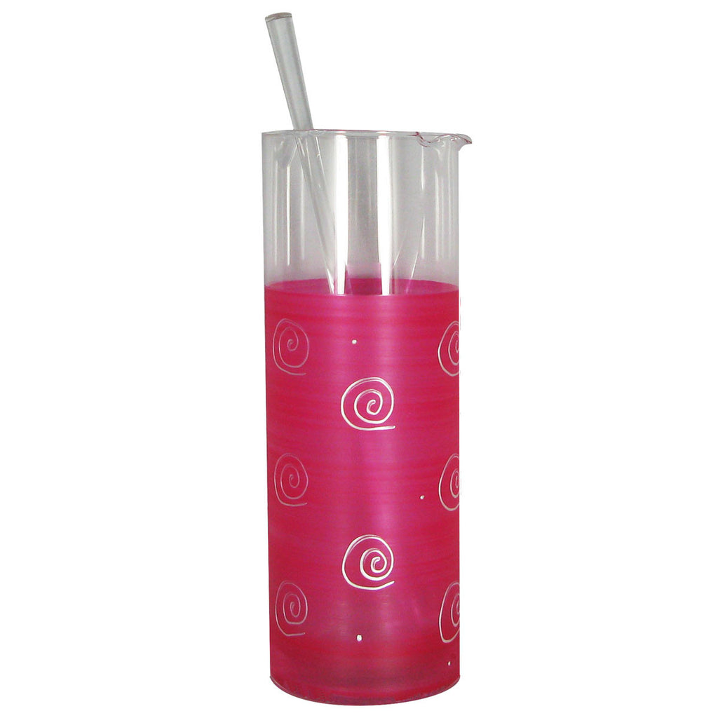 Peruvian Splendor Pink Martini Pitcher - Golden Hill Studio