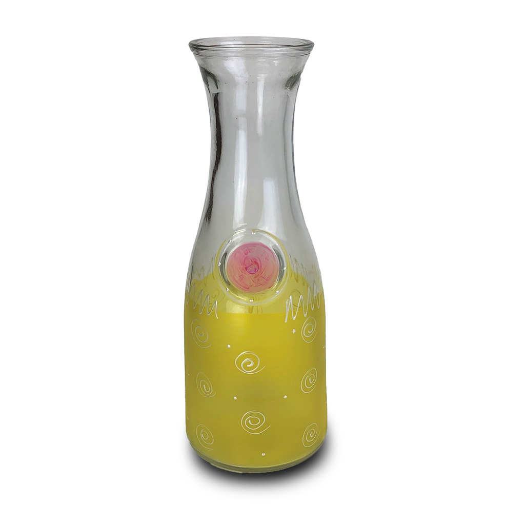 Peruvian Splendor Yellow Carafe - Golden Hill Studio