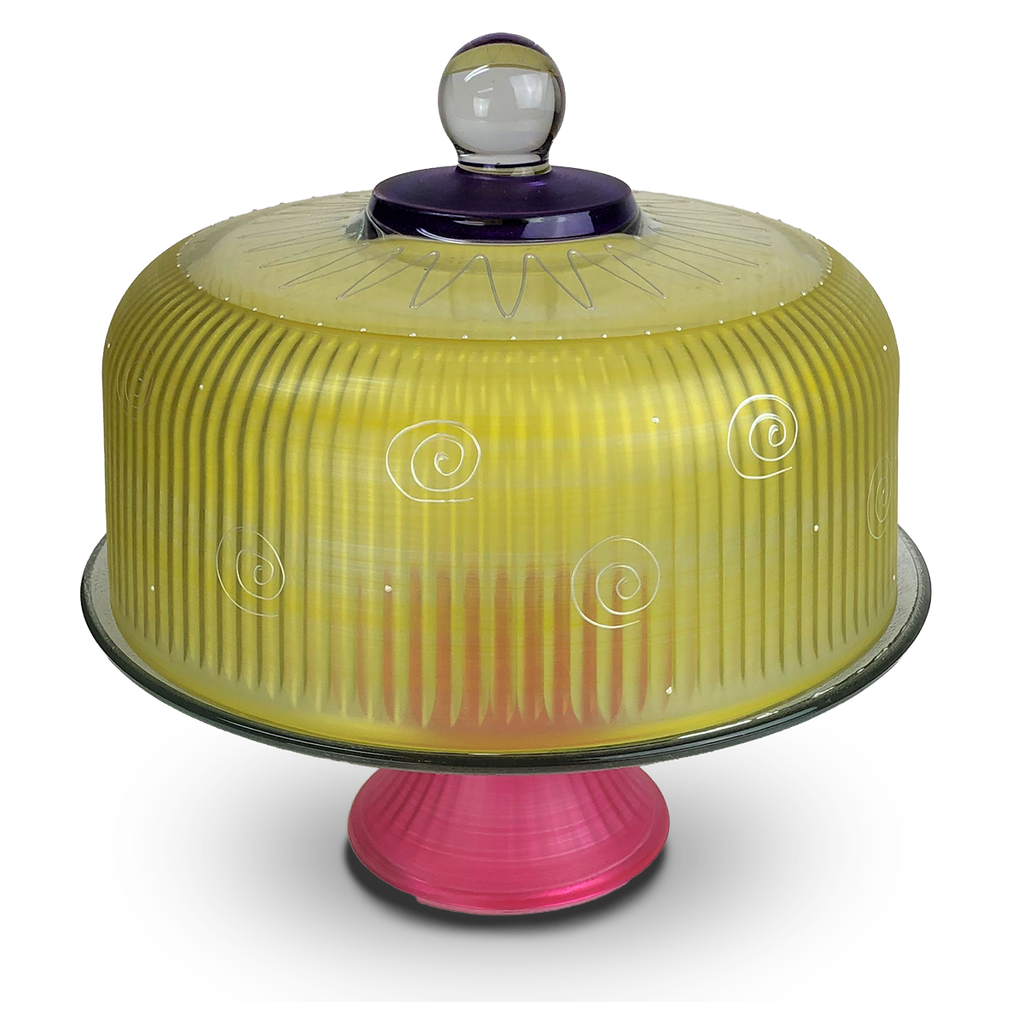 Peruvian Splendor Yellow Cake Dome - Golden Hill Studio