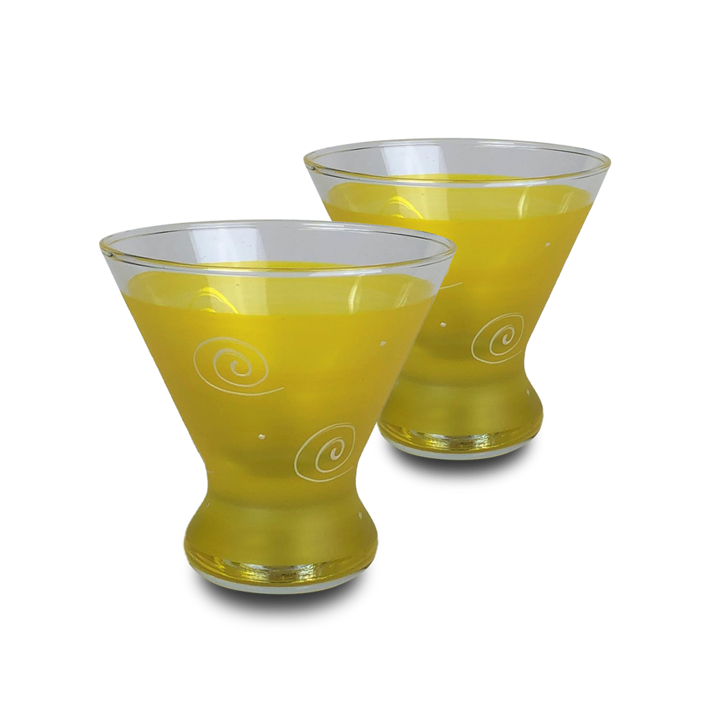 Peruvian Splendor Yellow Cosmopolitan   Set of 2 - Golden Hill Studio