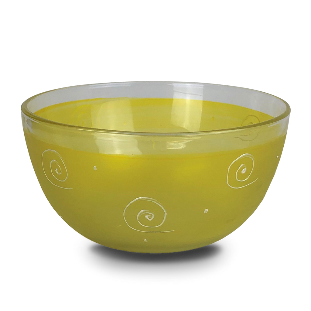 Peruvian Splendor Yellow 6" Bowl - Golden Hill Studio