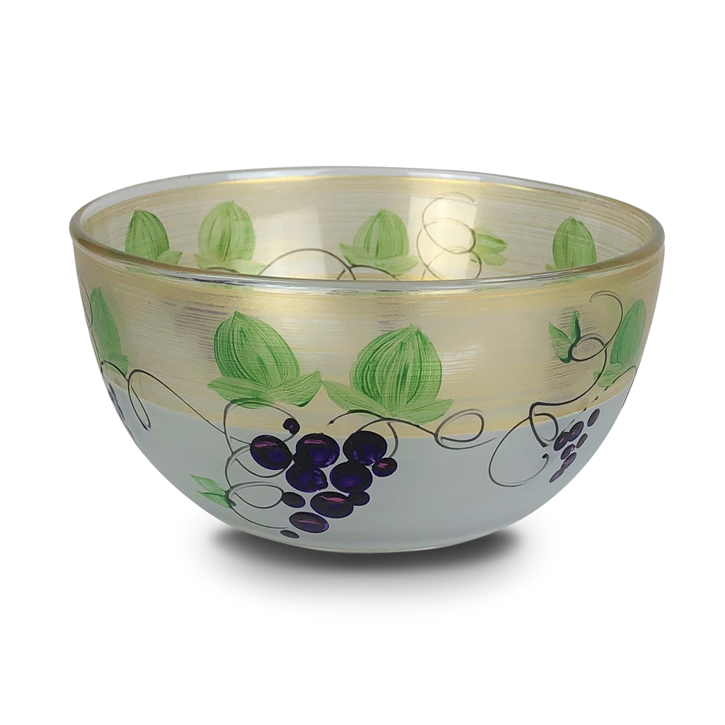 Napa Grapes n' Vines 6" Bowl - Golden Hill Studio