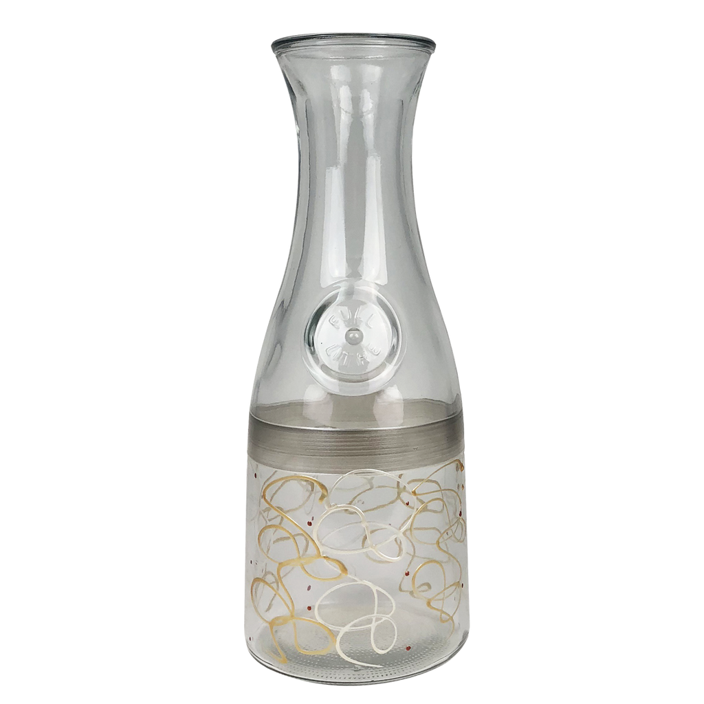 Celebration Streamers Carafe - Golden Hill Studio