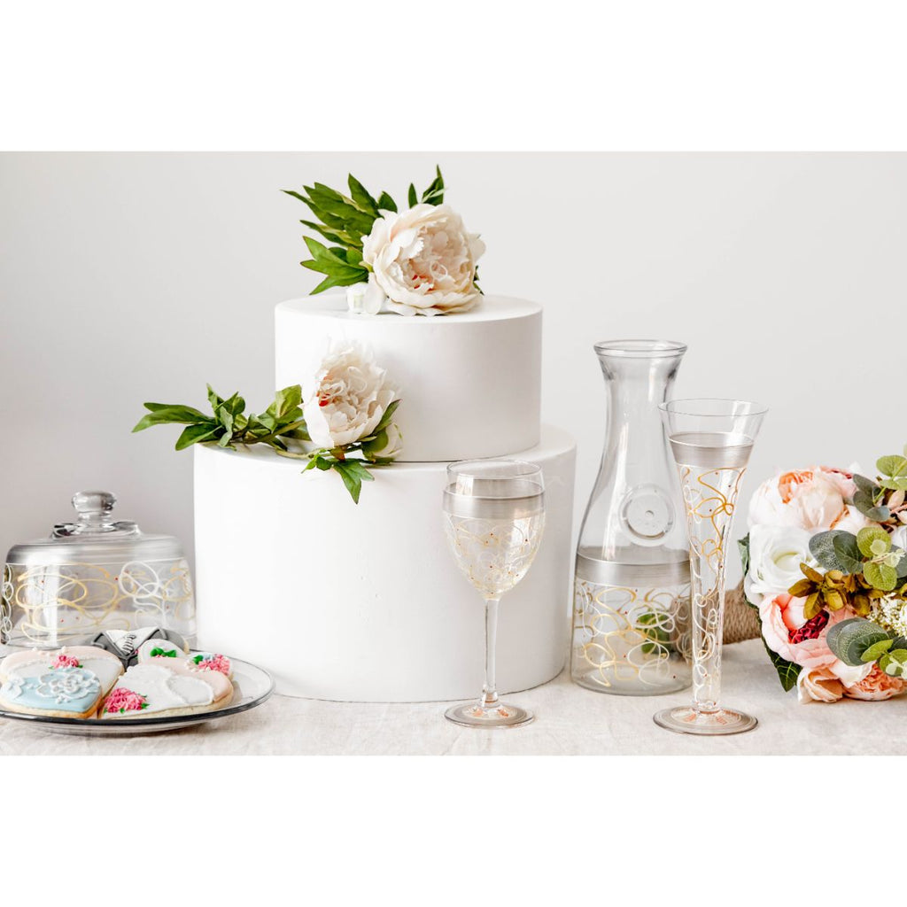 Celebration Streamers Carafe - Golden Hill Studio