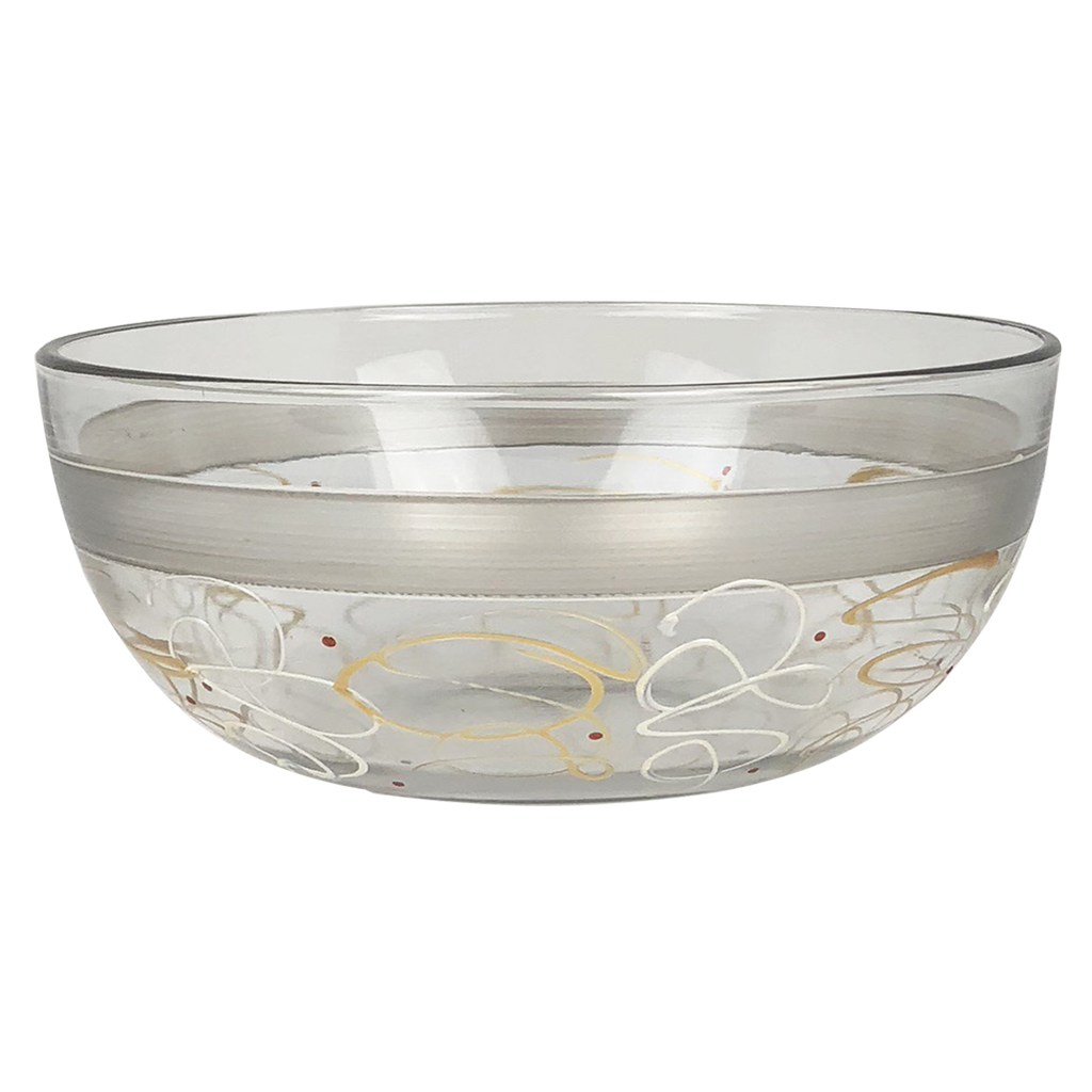 Celebration Streamers 11" Bowl - Golden Hill Studio