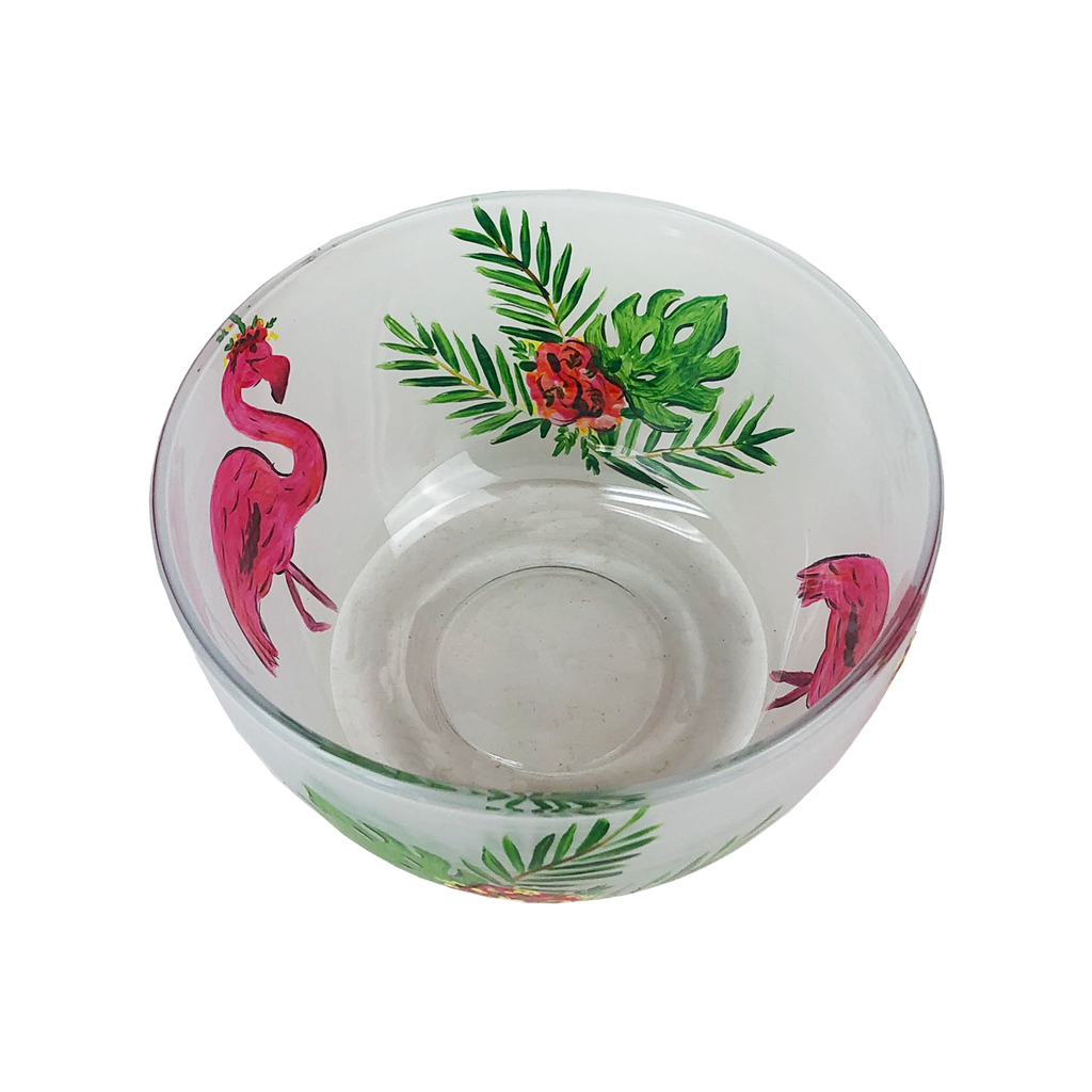 Flamingo Fun 6" Bowl - Golden Hill Studio