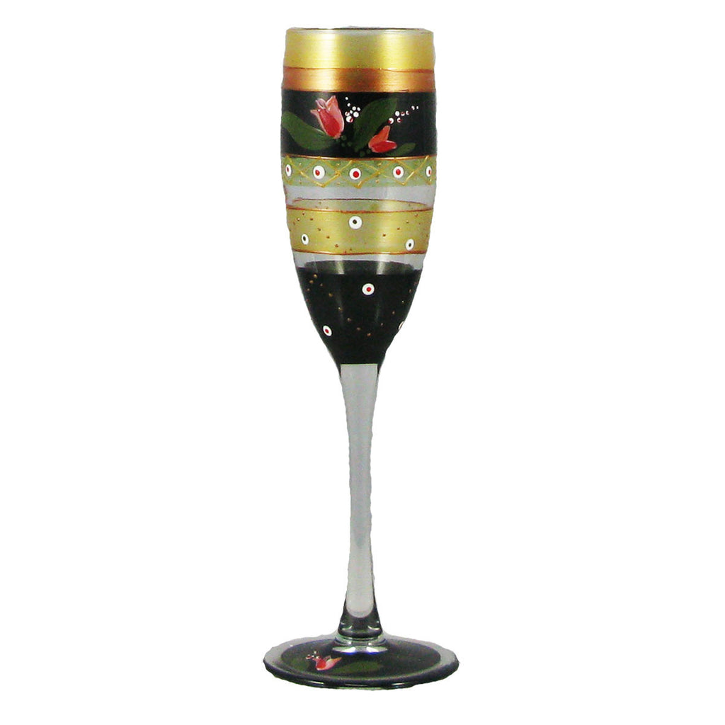 Holland Tulip Floral Champagne   Set of 2 - Golden Hill Studio