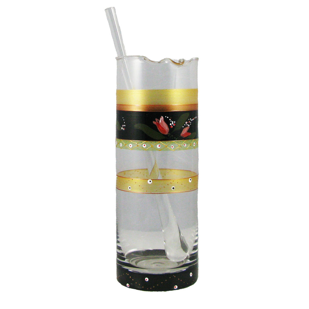 Holland Tulip Floral Martini Pitcher - Golden Hill Studio