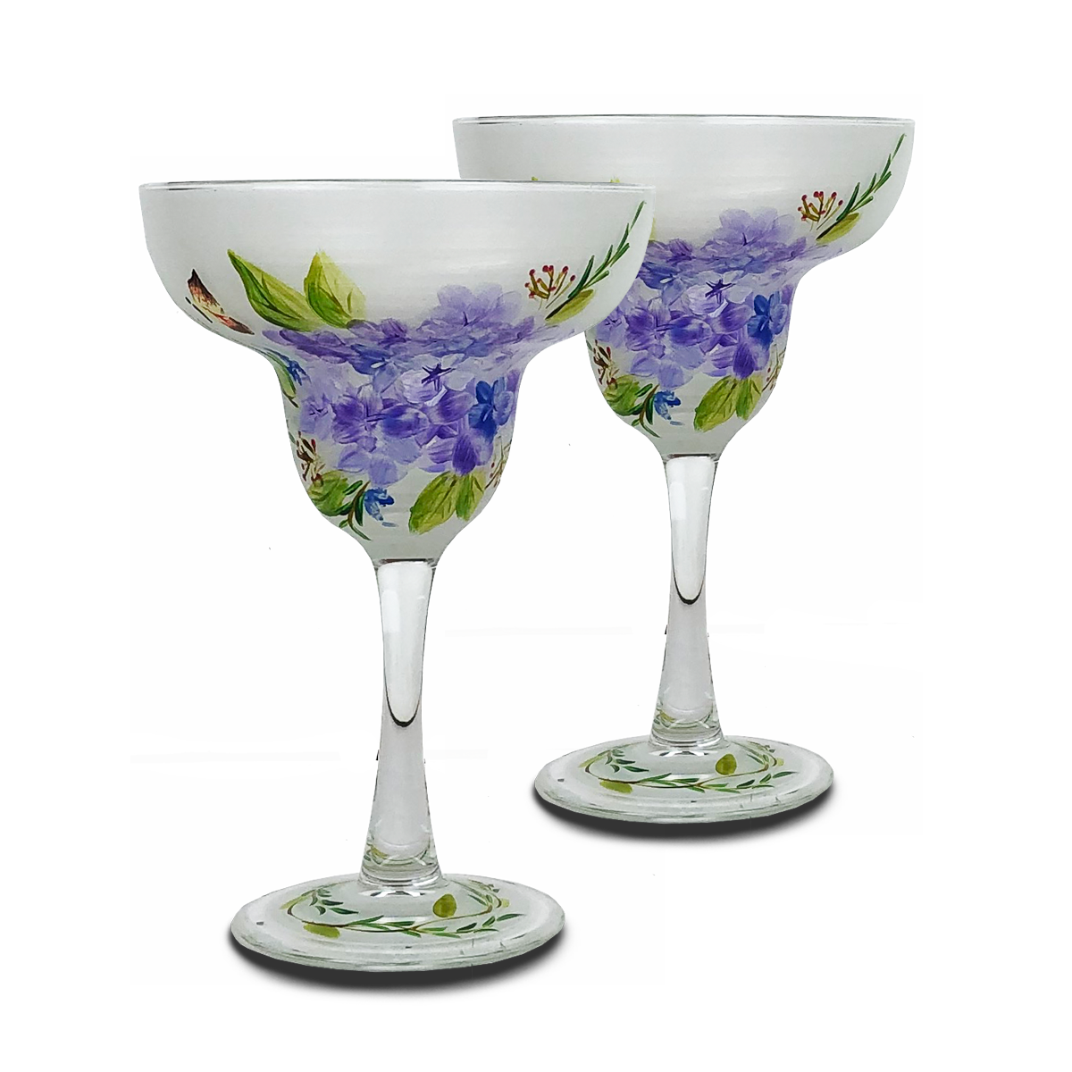 Springtime in Paris Margarita Set of 2 – Golden Hill Studio