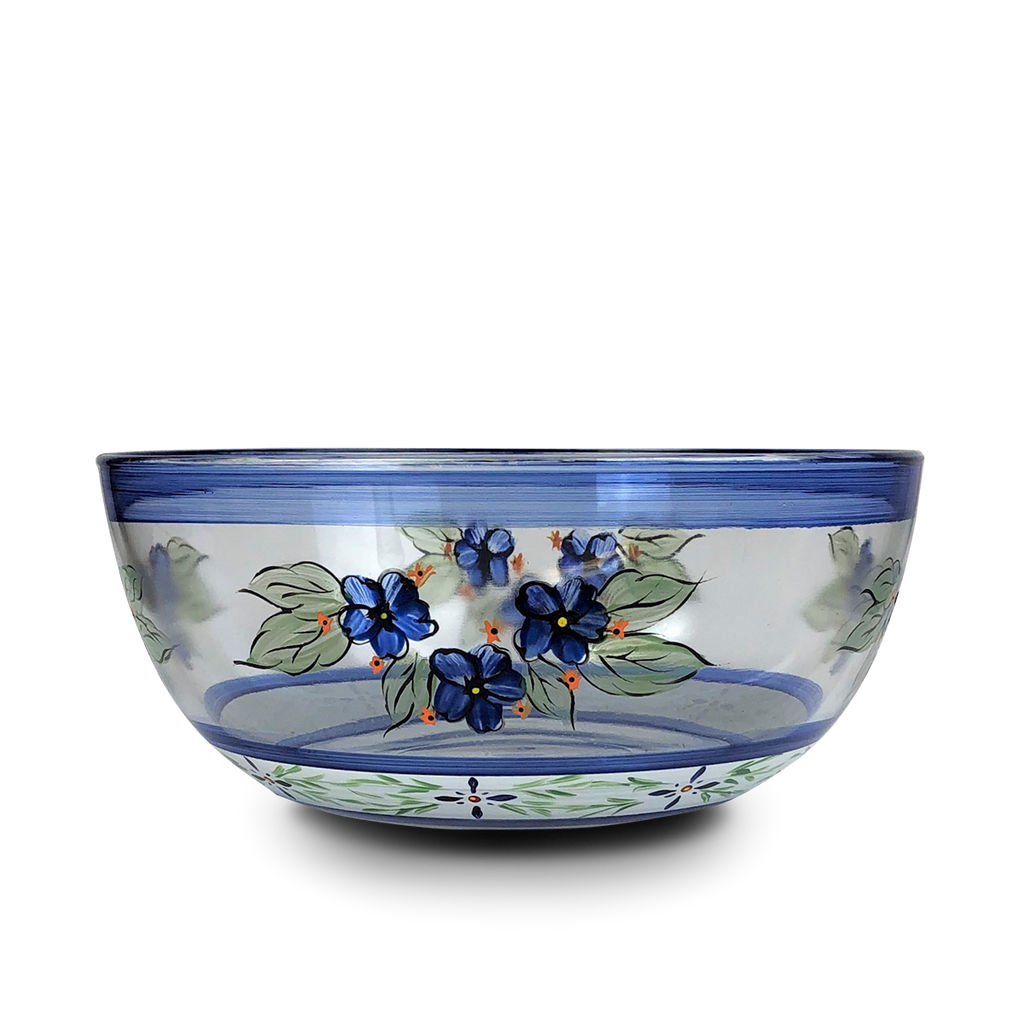 Barcelona Blue 11" Bowl - Golden Hill Studio