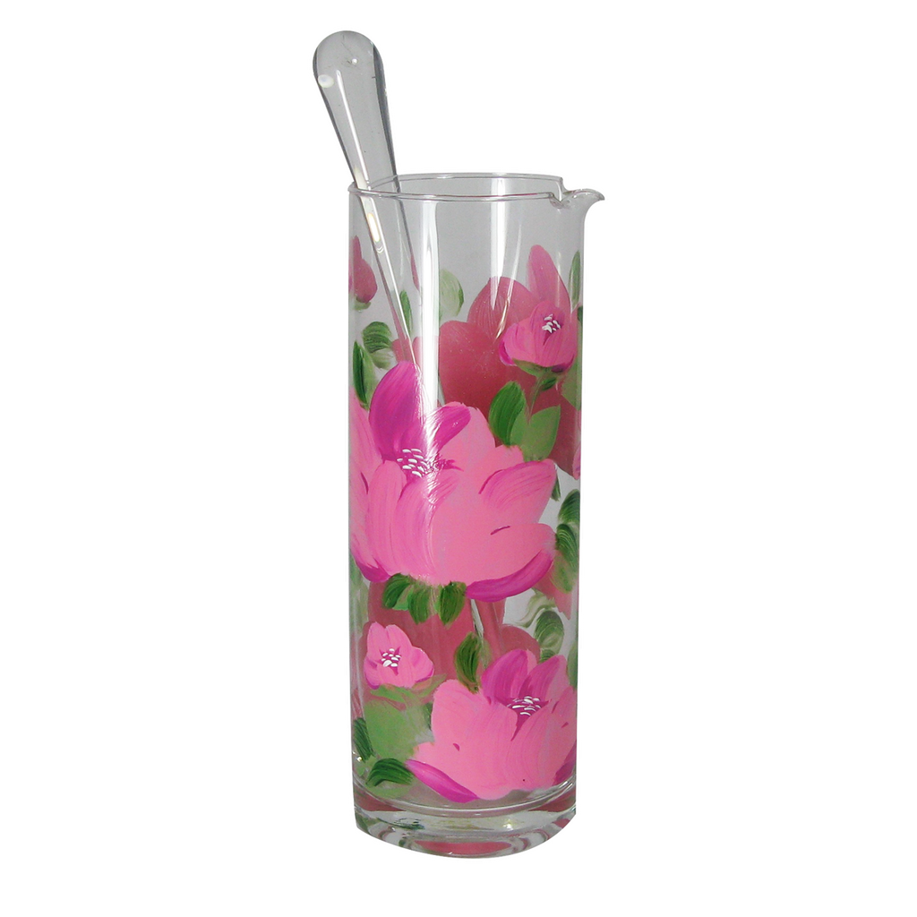 Polynesian Peony Martini Pitcher - Golden Hill Studio