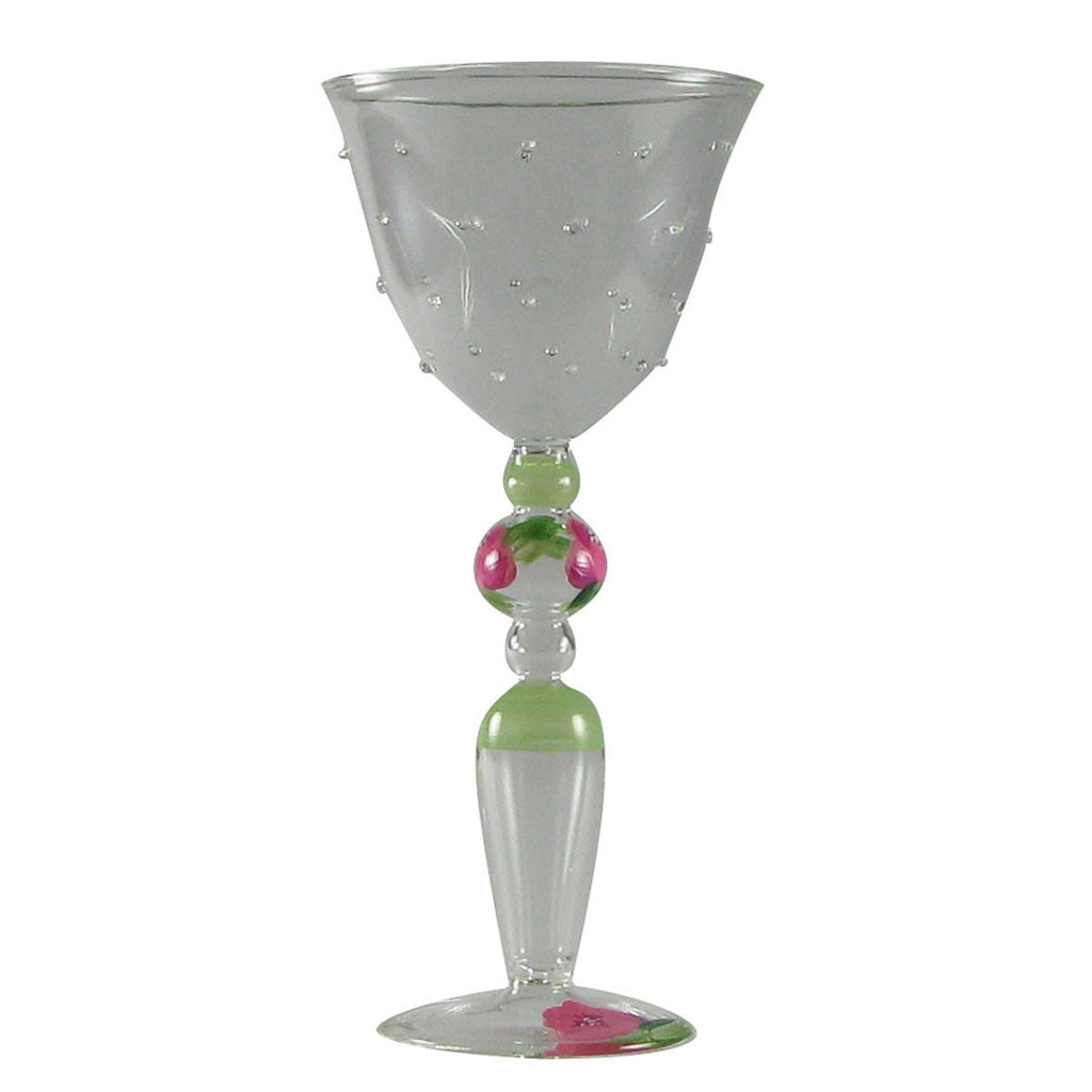 Polynesian Peony Wine with Raised Dots   Set of 2 - Golden Hill Studio